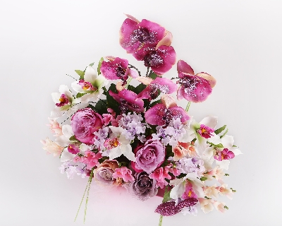 Pink Artificial Butterfly Blossom Bouquet