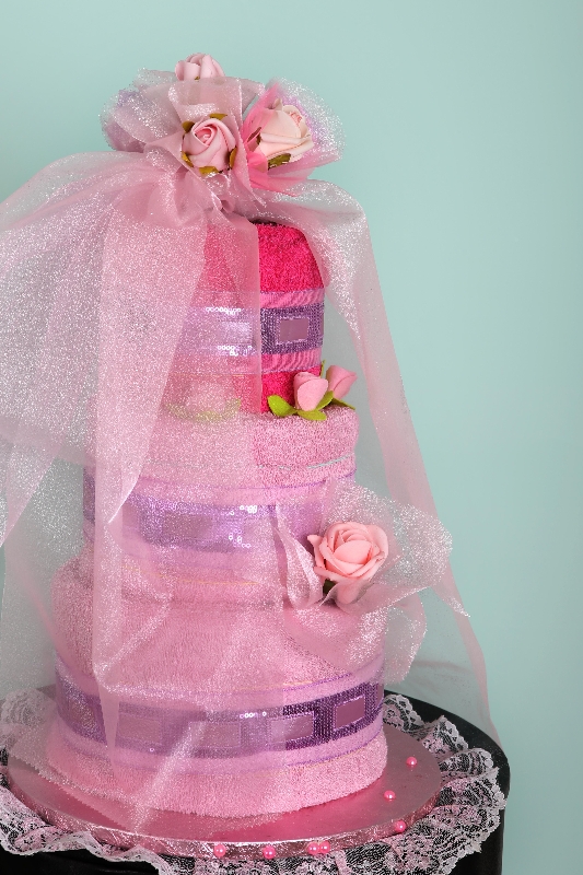 Pink Bride  tower Towel