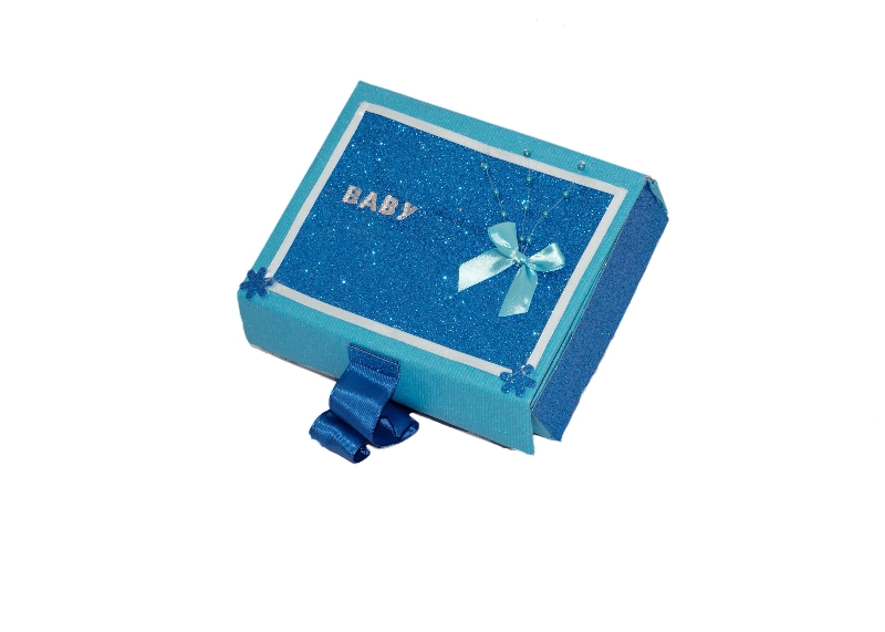 Blue Baby Nappy Cake Gift