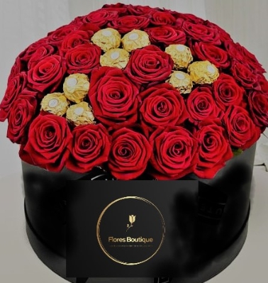 Ferrero Red Rose Hat Box