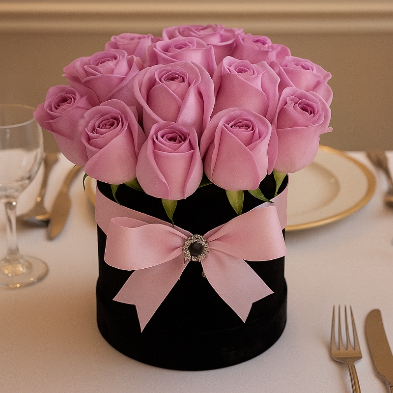 Hat Box Sweet Roses
