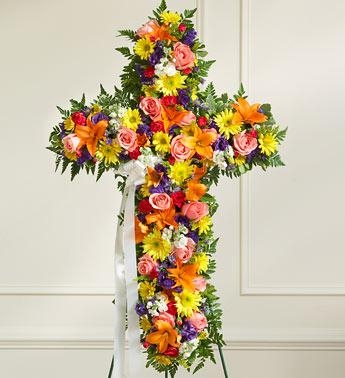 Funeral Cross  Peace & Prayers