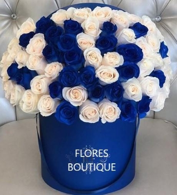 Glitter Blue Roses