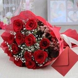 Life of Red Roses Bouquet