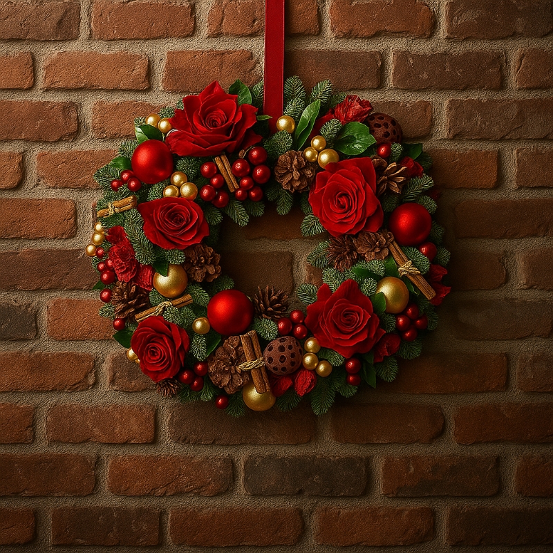 Country Christmas wreath