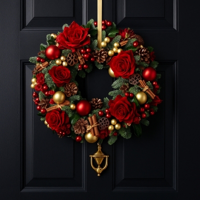 Country Christmas wreath