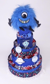 Blue Nappy Cakes