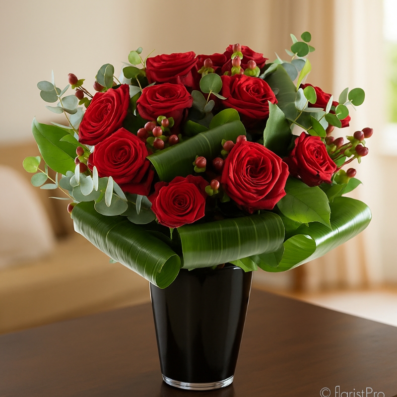 Annabella Duchess Red Roses.
