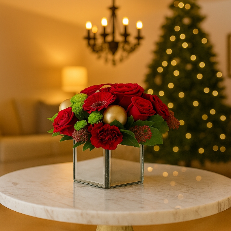 Christmas Mirror Cube