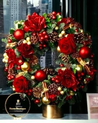 Country Christmas wreath