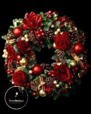 Country Christmas wreath.