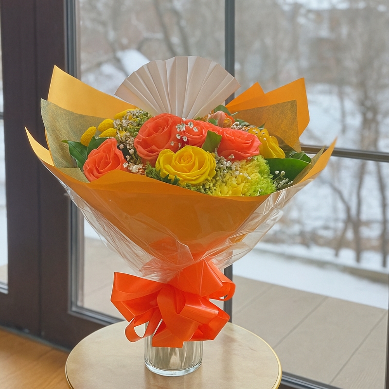 “Sunset Glow Bouquet”