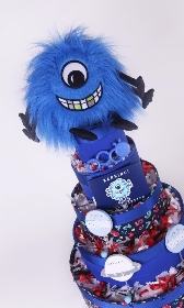 Blue Little Monster Five Tier