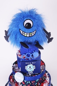 Blue Little Monster Five Tier