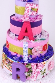 Fairy  Four  Tiers   Nappy Cake