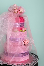 Pink Bride  tower Towel