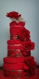 Lola  Red towel cake