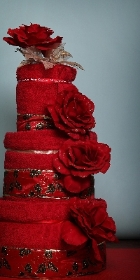 Lola  Red towel cake
