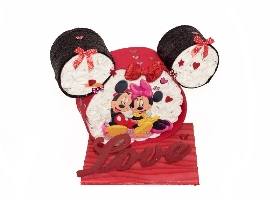 Minnie Mouse Themed Nappy Cake