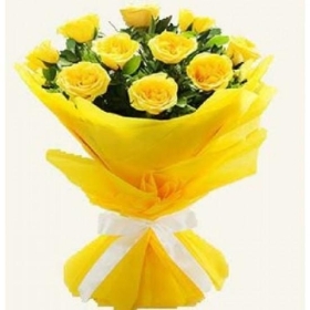 Yellow  Roses Bouquet