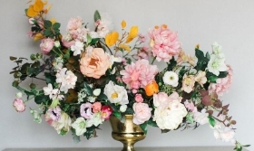 Faux Flower Arrangement