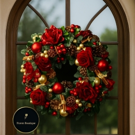 Country Christmas wreath