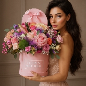Luxury Pink Hat Box