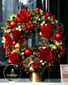 Country Christmas wreath