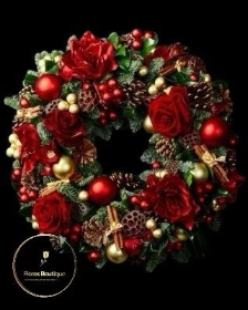 Country Christmas wreath