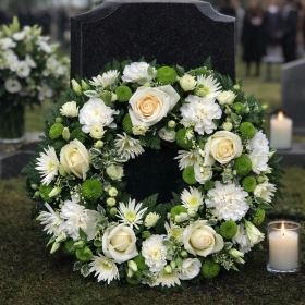 Eternal Peace White Wreath