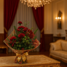 Festive Reindeer Red.