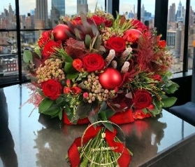 Red New Year's Bouquet.