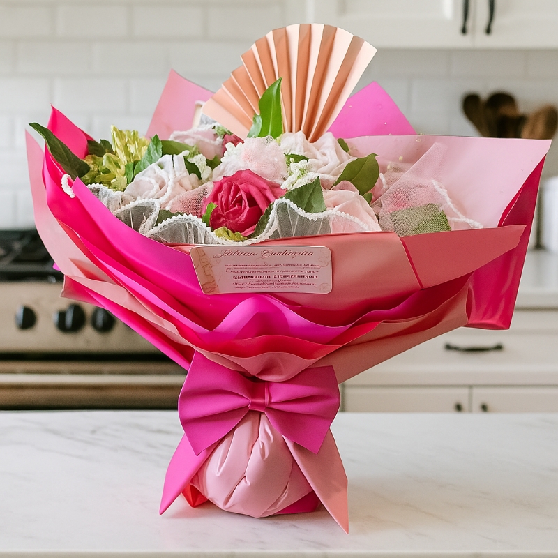 Luxury Pink Hand Tied Bouquet