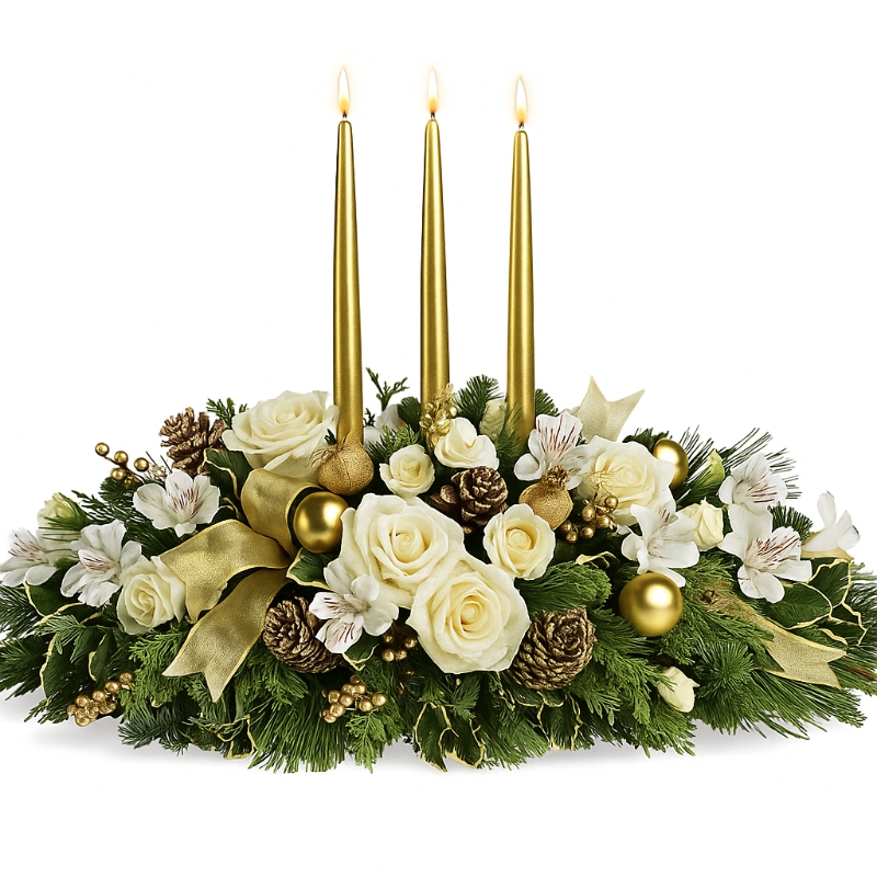Royal Christmas Centerpiece