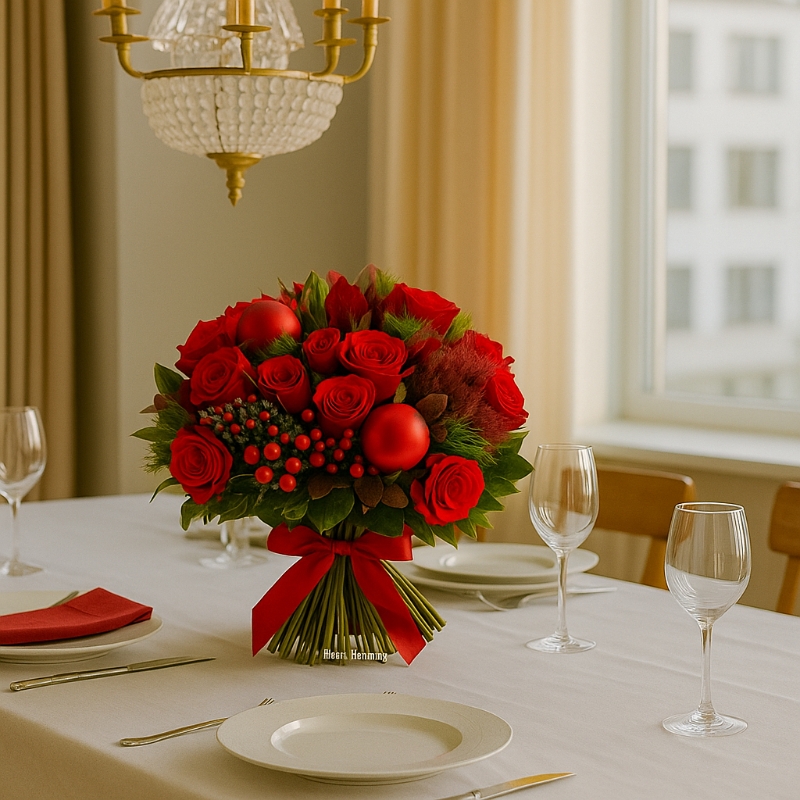 Red New Year's Bouquet