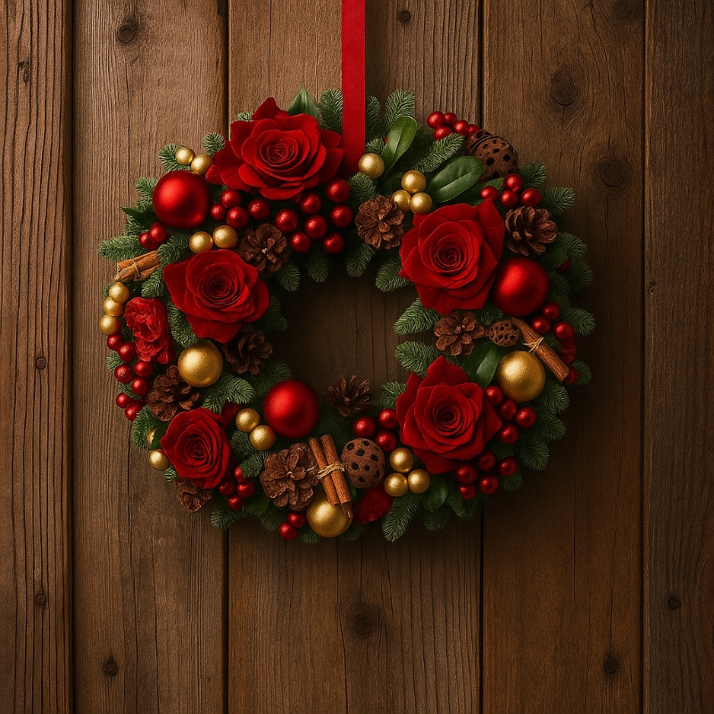 Country Christmas wreath