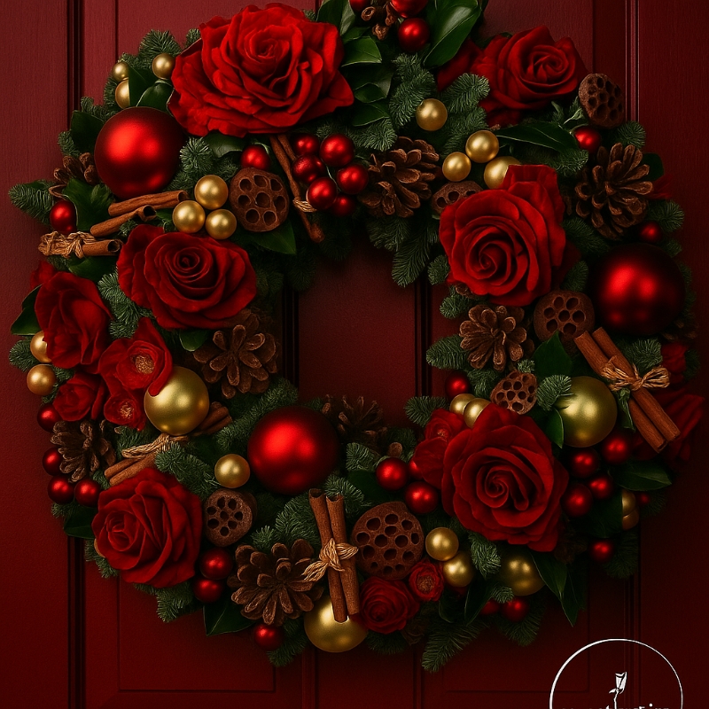 Country Christmas wreath