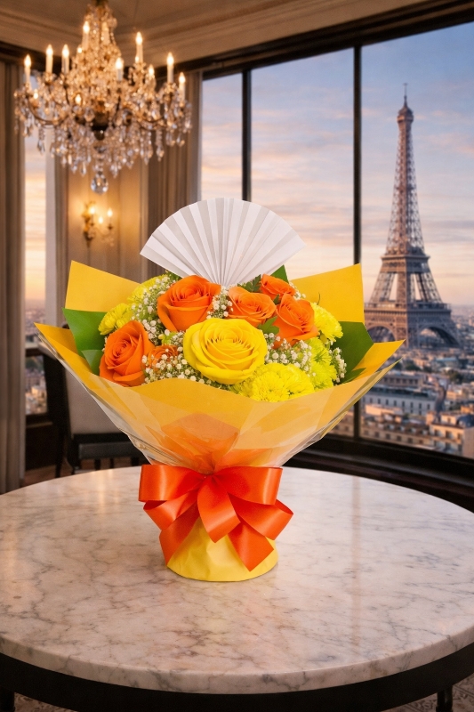 “Sunset Glow Bouquet”