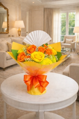 “Sunset Glow Bouquet”