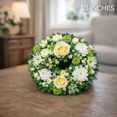 Pure Serenity Funeral Wreath