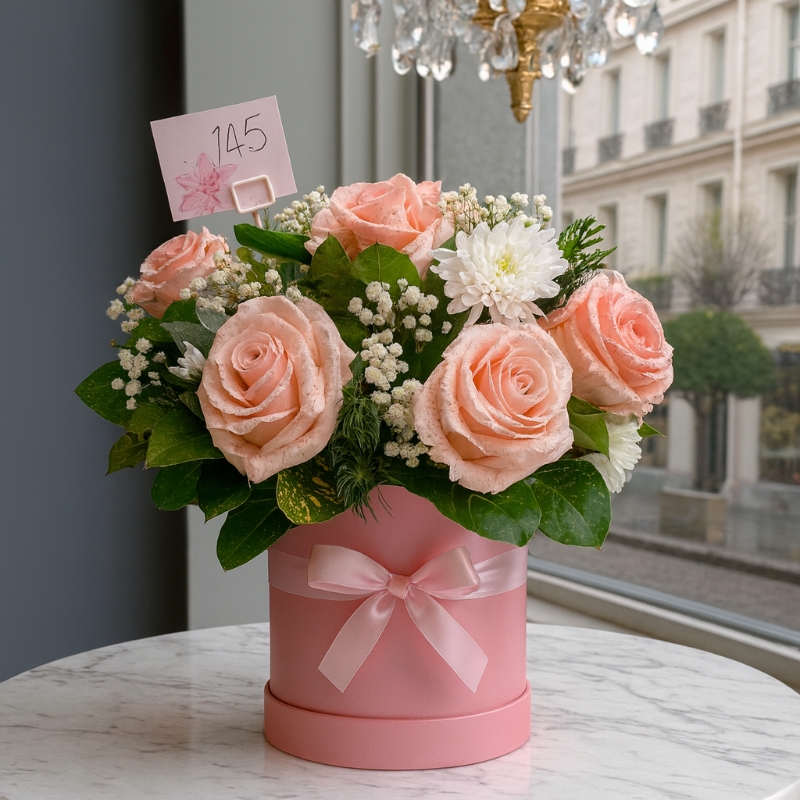 Blush Serenity Hat Box