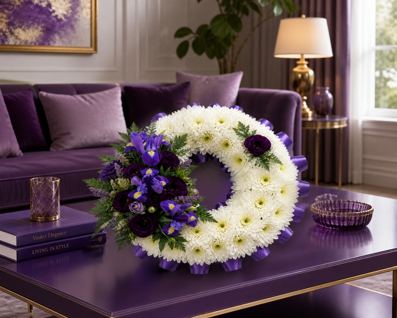 Wreath Based with Spray