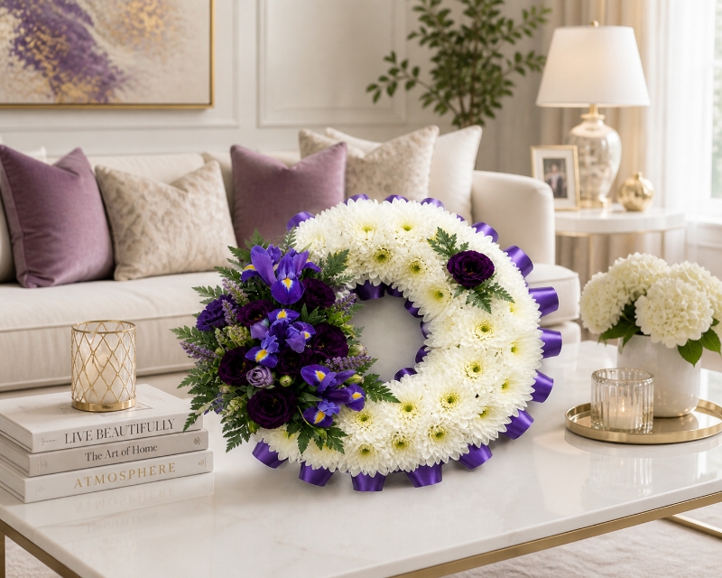 Wreath Based with Spray