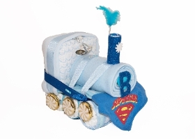 Baby Boy Choo Choo Train Nappy Cake