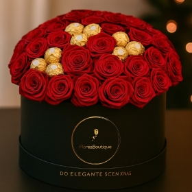 Ferrero Red Rose Hat Box