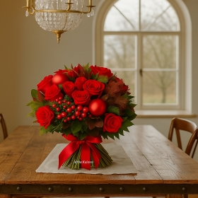 Red New Year's Bouquet
