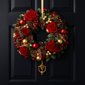 Country Christmas wreath