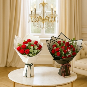 Hand Tied Roses Deluxe