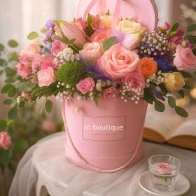 Luxury Pink Hat Box
