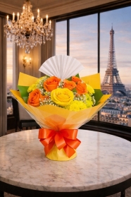 “Sunset Glow Bouquet”